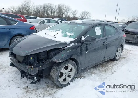 2012 Hyundai Elantra Gls from USA, damaged, VIN 5NPDH4AE5CH098512